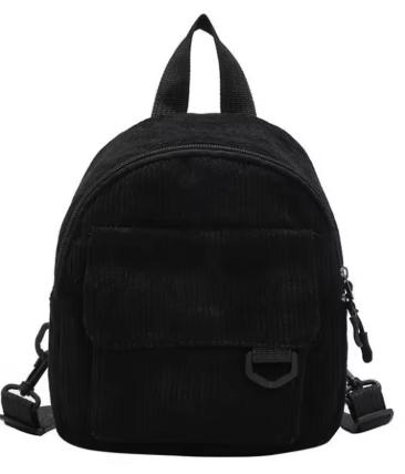 Trendy Corduroy Mini Backpack – Cute & Versatile for Everyday Use